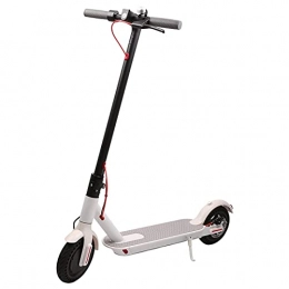 Electric Scooter Aluminum Alloy Scooter Adult City Travel 15 to 18 mph, Endurance 18 to 25 Miles Tool Mini Electric Pedal 36V 350W Folding Electric Scooter White