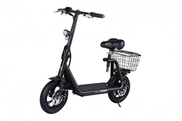 4MOVE Electric Scooter Electric Scooter Battery 12ah Lithium Foldable 36v 500w Max Speed 25km / h with basket for Teens and Adult.