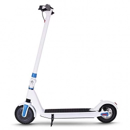 M/P Scooter Electric Scooter, Big Wheel Scooter - Folding Commuter Scooter with Adjustable Handlebars, Foldable Electric Kick Scooter Max Speed 25MPH, 50KM Range for Adult, Children White