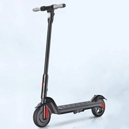 Longteng Electric Scooter Electric Scooter, Double Brake, Battery Detachable, 8 Inch Explosion-proof Tire, One-button Folding, Three-speed, LED Lighting, Folding Handle Portable Scooter (Size : 40-50km)