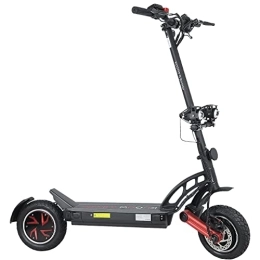 LONTEMS Electric Scooter Electric Scooter, E-Scooter 48V 23Ah Lithium Battery, 10'' All Terrain Off-road Vacuum Tires, Dual Shock absorbers, Folding Electric Scooters for Adults