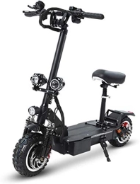 Electric Scooter, E-Scooter Adult 11 inch 3200W Dual Motor Drive Scooter drive Maximum speed 75km / h Lithium Battery 60V 26Ah Scooter All Terrain,Black