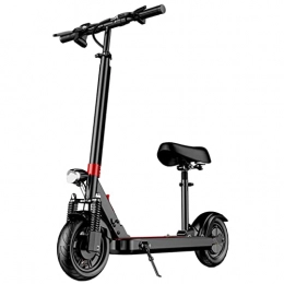 DDSX Scooter Electric Scooter, Electric Scooter for Adults With 350W Motor, Up To 15.5 MPH & 25 Miles, Scooter for Adults With Dual Braking System, Folding Electric Scooter With black