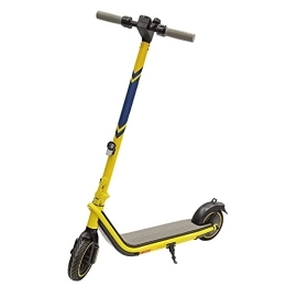 YX-ZD Electric Scooter Electric Scooter - Fast Commuting E-Scooter Foldable Electric Scooter with 350W Motor Up To 15.5 Mph / Max Range 16 Mile / 8.5" Tire / LED Headlight / Electric Brake, Yellow