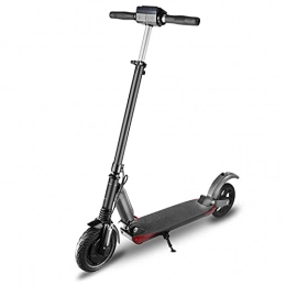 LMSM Scooter Electric Scooter Foldable, Max Speed 25Km / h, 8" Tires, 3 Speed Modes, Led Light, Waterproof & Large Lcd Screen, Adjustable Height, Portable Folding Fast, for Adults and Teenagers