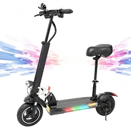 Electric Scooter Folding for Adults, 800W E-Scooter, Maximum Speed 45km/h Battery 10Ah, 3 Speed Modes 10"Off-Road Tires, with Intelligent LCD Display , Dual Brake