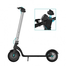 lzzfw Scooter Electric Scooter for Adult, Lightweight and Foldable Scooter, 32km / h Speed 36V 6.4Ah Battery, Anti-Skid Tire, Headlights for Safety