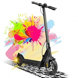 Sakadullah Scooter Electric Scooter for Adults, 36V Foldable Commuting E-scooter with Dual Braking System, Three Speed Modes, Multi-function LCD Display, Range 25-30km, 8.5