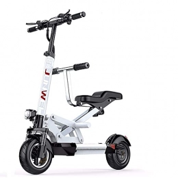 CHNG Scooter Electric Scooter for Adults-500W Motorised Mobility Scooter, 3 Speed Modes Up to 45km / h, with Led Light and Display, Maximum Load 150KG Lightweight Electric Kick Scooters for Adult and Teens Blac