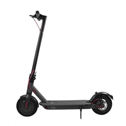 Shykey Electric Scooter Electric Scooter for Adults, 8.5" Explosion-Proof Solid Tires, Lightweight Foldable with LED-Display, Electric Scooters for Teenagers with Double Braking System, Black