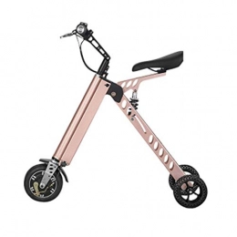 RLXDPP Scooter Electric Scooter for Adults Children, 36V Powerful 250W Motor, 10" Air Filled Tire, Easy Carry Design, Ultra Lightweight Scooter, Portable Folding Commuting Motorized Scooter, rosegold, 106*42*86cm