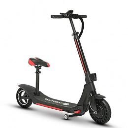 Sakadullah Electric Scooter Electric Scooter for Adults, Foldable Commuting E-scooter 350 W 7.5 / 10.4 / 15.6Ah, Multi-function LCD Display and Double-brake System, Range 30 / 45 / 60km, 10" (S6-M-60km-Seat)