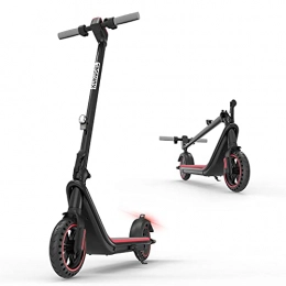 Sakadullah Electric Scooter Electric Scooter for Adults, Foldable Commuting E-scooter 380W / 7.5 Ah, Automatic Cruise, Three Speed Modes, Multi-function Display, Range 26 km, 8.5"(Black)