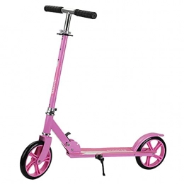 AFSDF Electric Scooter Electric Scooter for Kids Age of 6-12 Kick-Start Boost And Gravity Sensor Kids E Scooter Foldable And Lightweight, Pink