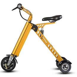 MMJC Scooter Electric Scooter Mini Foldable Tricycle, Shock Absorption Comfort Electric Trike 3 Speed Adjustment Speed / Full Charge Can Ride 25-30KM / Unisex, C
