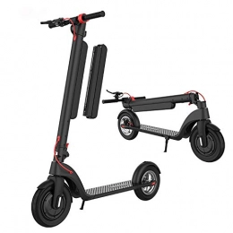 TKTTBD Electric Scooter Electric Scooter Motor Foldable Scooter, LED Front Light / tail Light Super Shockproof 10 / 8.5 Inches Explosion-proof Pneumatic Tire, Three Front And Rear Brakes, maximum Load 100kg