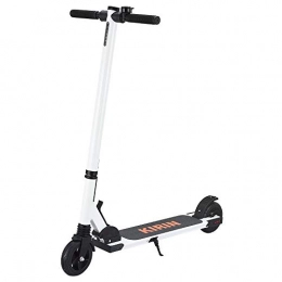GoZheec Scooter Electric Scooter, S2 mini Folding E-Scooter, 150W Motor, 6Ah Lithium Battery, 5.5 Inch Pneumatic Tire, Speed Max 25km / h, LCD Display, Lighter weight & Foldable Scooter for Teenagers and Adults (White)