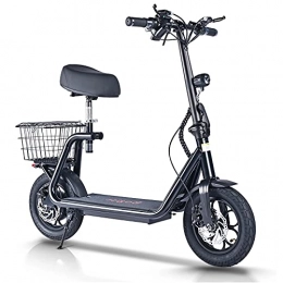 Electric Scooter, Scooters Adults, Electric Scooters With Seat, 500W Motor, 40KM Long Range, 45 km/h 48V 11AH Folding E Scooters with LCD Display Screen, 12 inches Pneumatic Tires, M5 pro