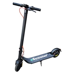 Evergene Scooter Electric Scooter - Up to 15MPH, 8" Air Filled Front Tire, Rear Wheel Drive, 250W Brushless Hub Motor, Lightweight 21lbs, Anti-Rattle Aluminum Folding Electric Scooter for Adults