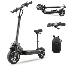 Generic Electric Scooter Electric Scooter With Seat, Foldable Electric Scooter Adults ix4, Fast Speed 25km / h, 500W Motor, 20km Long Range, Double Turn Lights, 10'' Off-road Tires, 13Ah Li-Ion Battery, E-scooter for Adults & Teens