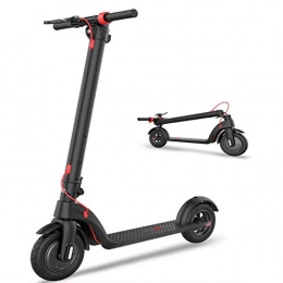 TB-Scooter Scooter Electric Scooters Adult 350w, Scooter with 10 Inch Solid Tire, with LED Display, 20Km Long-Range Battery E-Scooter, Up to 32Km / h, Portable Folding Design Commuting Motorized Scooter