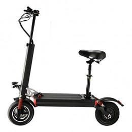 Electric Scooters Adult with Seat,with LED Display,Foldable E-Scooter 35KM Long Range,Scooters 500W Motor,with 10 Inch Air Filled Tire and LED Light,36V/10AH Battery,Supports 100KG Weight