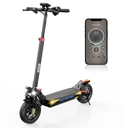 iScooter  Electric Scooters Adults, iScooter iX4 Electric Scooter 10'' Off-road Honeycomb Solid tires, 45 km Long Range, 48V 15Ah Fast E-Scooter, 3 Speed Modes, LCD Display, Dual shock suspension