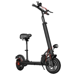  Scooter Electric Scooters Foldable Adult Scooter 500w Motor 36v 48v Lithium Battery Aluminum Alloy Body Top Speed 40km / h with LED Light and LCD Display 10 Inch Tire (48V 50~60km)