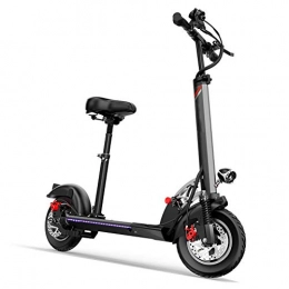 ESTEAR Electric Scooter ESTEAR Folding Electric Scooter 10" Pneumatic Tires 500W 3 Speed Modes LED Display 40 KM Long Range Pedal Battery Car Adult Folding Driver