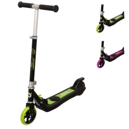 EVO Scooter EVO Electric Scooter With Lithium Battery VT1 | Lime Green, 100W Motor, 21.6V, Top Speed 8KM / H, Max.Weight 50kg, Folding E-Scooter, For Boys & Girls Kids Ages 6+