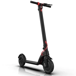 MINS Electric Scooter Fast Electric Scooter Adult 25km / h, E Scooter with 25km Long Life Battery Max Rider Weight 330 lbs 350W Powerful Motor 10" Solid Tires Portable Fodable Adult Scooters with Easy Triple Braking System