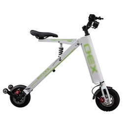 FDQNDXF Scooter FDQNDXF Foldable Electric Scooter for Adult, Electric Kick Scooter with Detachable Seat, 250W Brushless Motor, 8" Solid Tires, Dual Braking System, Smart LCD Display, White