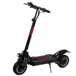 LJP Scooter Foldable Electric Scooter Black For Adults Fast E-kick Scooters Max Speed 75 KM / H 60 KM Long Range Easy To Carry 10" Tires