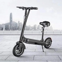 Foldable Scooter Electric Adult Teens Kick Scooter Height Adjustable Aluminum Ride with Rear Wheel and Hand Brake, Shock Mitigation System (2020 new 36v30-40km battery life)