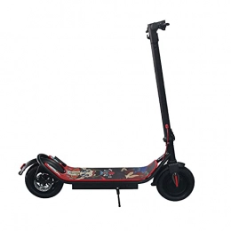PTHZ Electric Scooter Foldable Wooden Board Electric Scooter for Adult, 350w Motor Pedal Folding Electric Scooter, Electric Scooter Two-wheeled Mini Car Folding 10-inch Tire Pedal Electric Scooter, 10AH 30KM