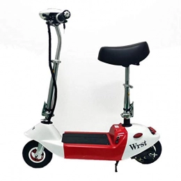 Helmets Electric Scooter Folding Electric Scooter Top Speed 25KM / H, Endurance 10-30 Km, Load 120kg, Aluminum Alloy Body, With Seat And LED Headlights