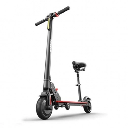 Longteng Electric Scooter Folding Electric Scooter, Two-wheeled Adult Scooter, 7-inch Explosion-proof Tire, Double Shock Absorption, Fast Folding, LED Instrument, Climbing 10-20° (Color : Endurance 15-20 km)