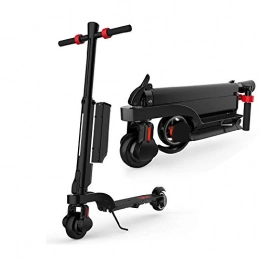 FUJGYLGL Electric Scooter FUJGYLGL Adult Electric Scooter, Foldable with Large 5.5-inch Wheels and LED Display Light Weight 250W Strong Power Maximum Speed 25km / H