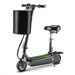 FUJGYLGL Adult Electric Scooter, Small Body, Foldable, Strong Carrying Capacity, Powered by Lithium Battery, Aluminum Alloy Body, Can Carry Objects