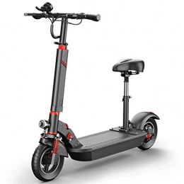 FUJGYLGL Electric Scooter FUJGYLGL Electric Scooter Adult Portable, Folding Electric Scooter Adjustable Handlebar and Seat for Travel and Commuting