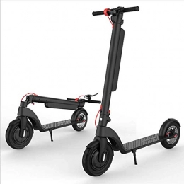 FUJGYLGL Electric Scooter FUJGYLGL Electric Scooter Adults, Adjustable Height E-Scooter with seat, LEDLighting and LCD Display, 10 Inch Large Explosion-proof and Durable Tires, with Seat