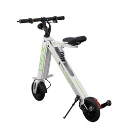 FUJGYLGL Electric Scooter FUJGYLGL Electric Scooter, Electric Bike Bicycle With Lcd-Display Two-Wheeled Battery Car With Seat Foldable Maximum Speed 20Km / H 20Km Long Range Adult-Black