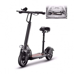 FUJGYLGL Scooter FUJGYLGL Electric Scooter for Adult, Folding Scooter with Dual Shock Absorption, Dual Disc Brakes and Color LED Display 3 Speed Modes，for Travel and Commuting