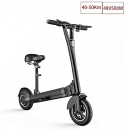 FUJGYLGL Scooter FUJGYLGL High Speed Electric Scooter, Foldable Electric Scooter, with LCD-display LED Lights, 50Miles Range of Riding, Electric Brake for Adults and Kids (Size : 48V500W)