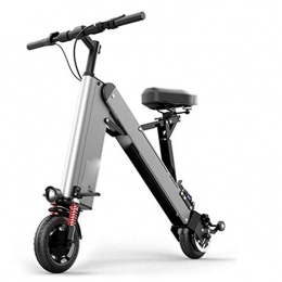 FUJGYLGL Scooter FUJGYLGL Mini Folding Electric Car, Folding Scooter with Long-Range Battery, Up to Solid Tires with Disc Brake