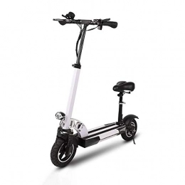 FUJGYLGL Electric Scooter FUJGYLGL Portable Electric Scooter, Aluminum Alloy Body, Large Battery Capacity, Foldable, with Lighting Function, Disc Brake，Strong Braking Performance
