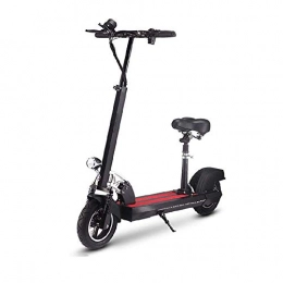 FUJGYLGL Electric Scooter FUJGYLGL Portable Electric Scooter, Lithium Battery with Seat Disc Brake LCD Display Shock Absorber 35 Km / H Suitable for Commuting