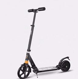 G.Z Electric Scooter G.Z Two-wheel electric scooter, electronic brake and speed governor, pure electric cruising distance of about 5 kilometers, 180w auxiliary motor, maximum speed 15kg / h, Black