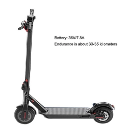 GAOTTINGSD Scooter GAOTTINGSD Scooters for Kids Scooters for Adults Folding E-Scooter Adult, 350W Motor, 3 Speed Modes Up To 18km / h, Front And Rear 8.5-inch Shock-absorbing Tires Remote Anti-theft Alarm (Color : Black)