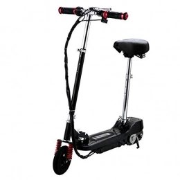 GKJ Scooter GKJ Electric Scooter, Electric Bike, Electric Kick Scooter with Detachable Seat, 15 Kmmax Range, (Up To 15 Km / H) Multiple Colors To Choose, Black